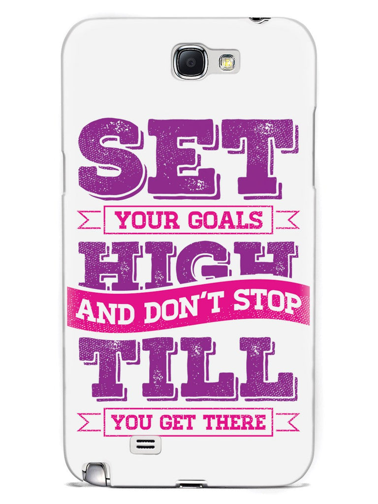 Set Your Goals High, Don't Stop - White Case - pipercleo.com