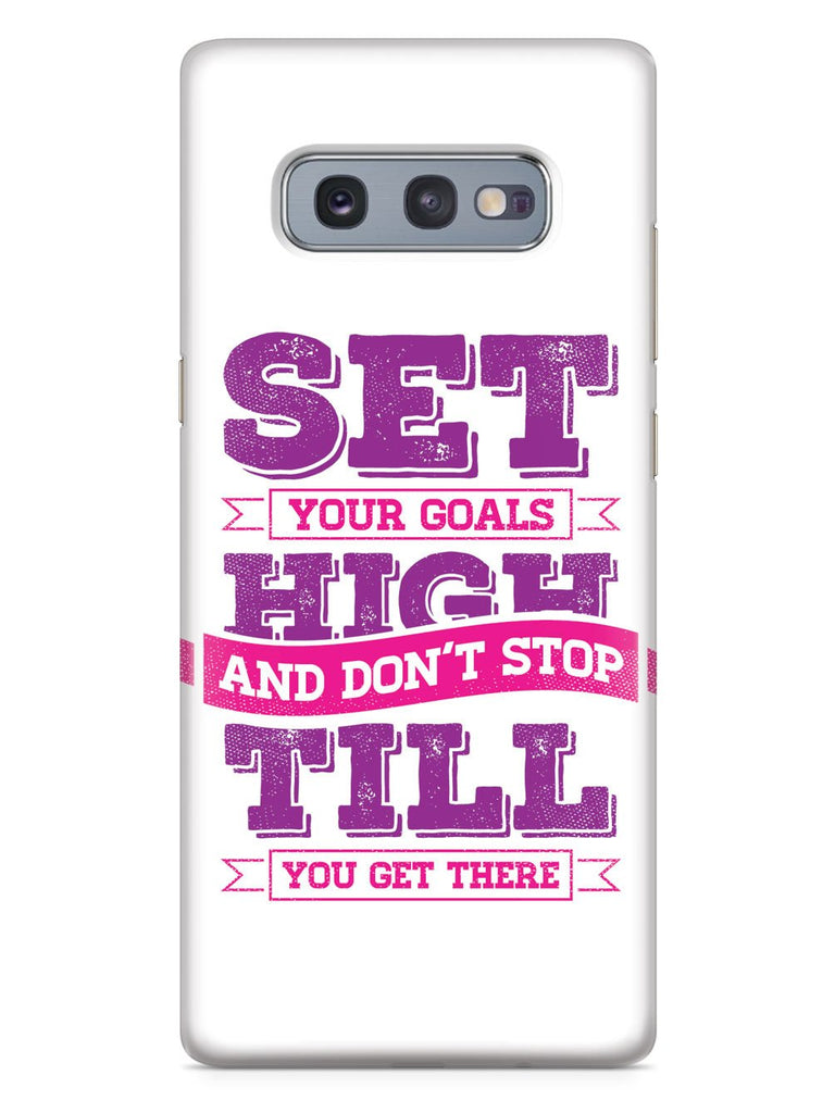 Set Your Goals High, Don't Stop - White Case - pipercleo.com