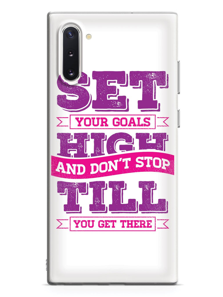 Set Your Goals High, Don't Stop - White Case - pipercleo.com