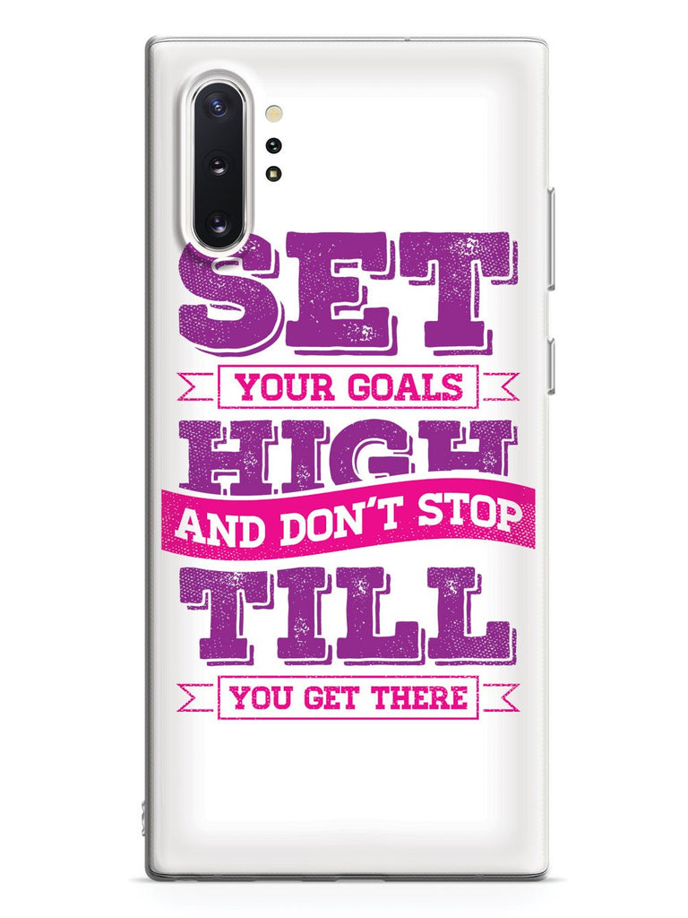 Set Your Goals High, Don't Stop - White Case - pipercleo.com