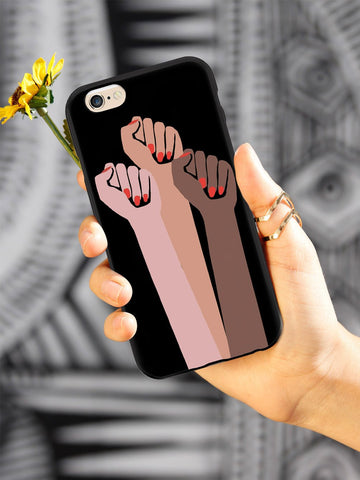 Women Unite! Women's March Solidarity Design - Black Case