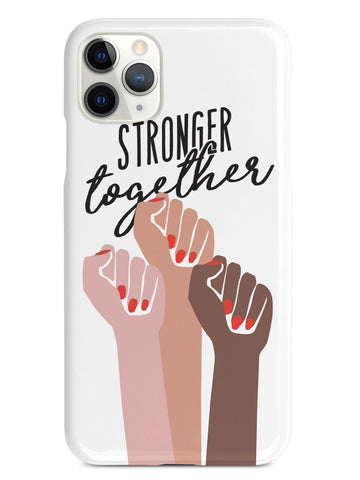 Stronger Together - Women's March Solidarity - White Case - pipercleo.com