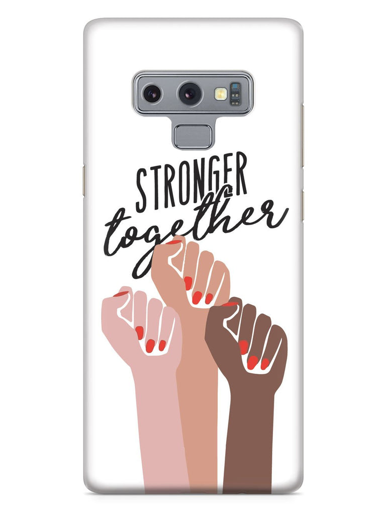 Stronger Together - Women's March Solidarity - White Case - pipercleo.com