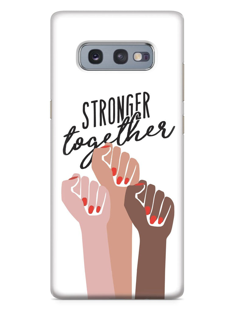 Stronger Together - Women's March Solidarity - White Case - pipercleo.com