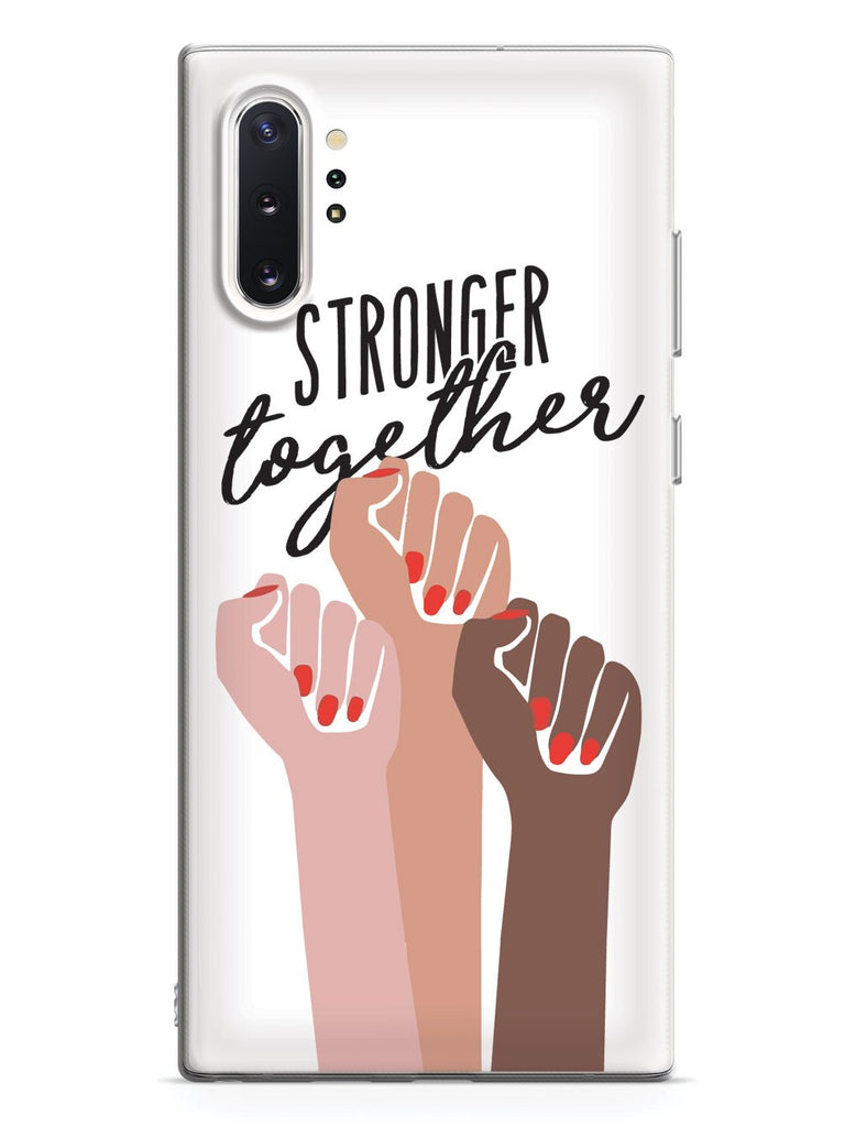 Stronger Together - Women's March Solidarity - White Case - pipercleo.com