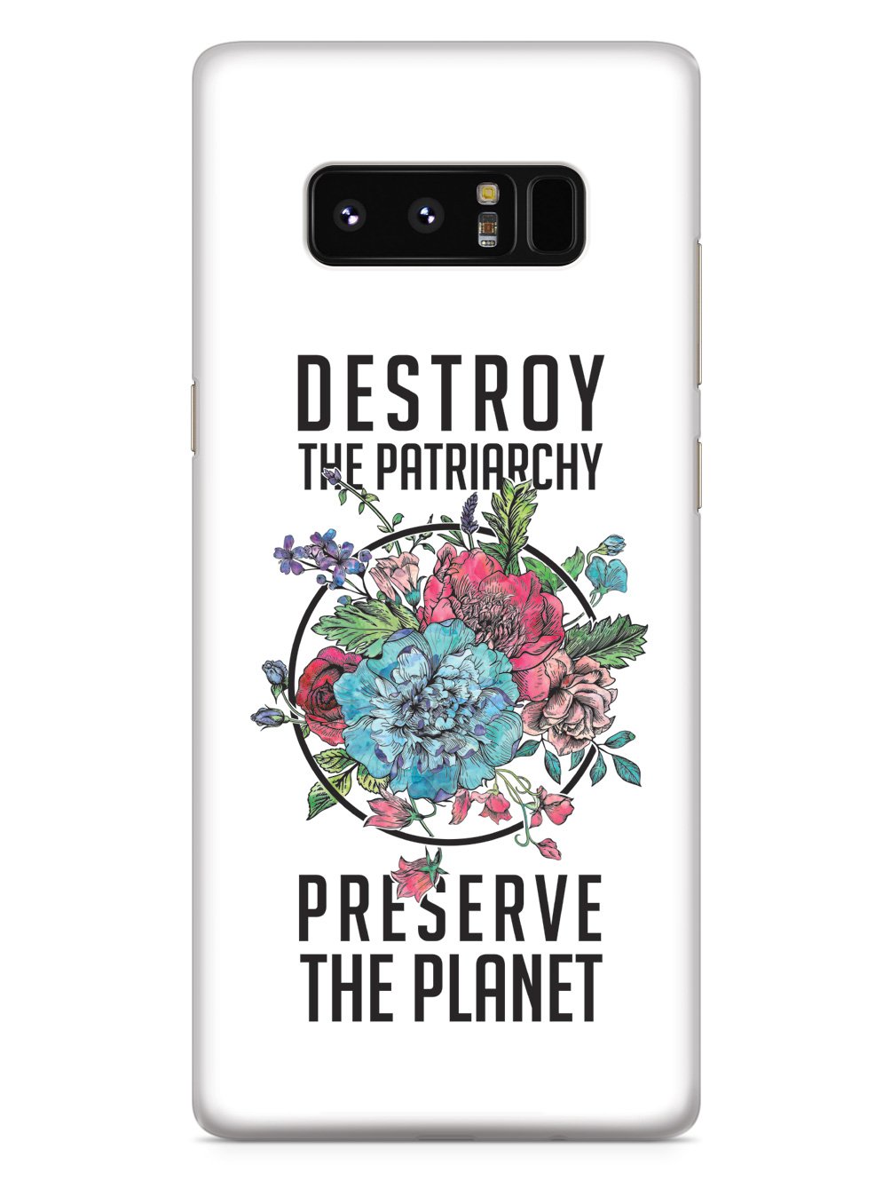 Destroy the Patriarchy Preserve the Planet - White Case - pipercleo.com