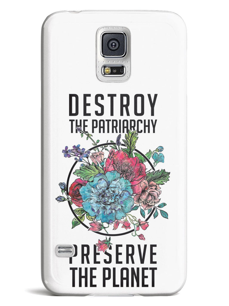 Destroy the Patriarchy Preserve the Planet - White Case - pipercleo.com