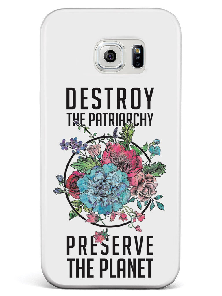 Destroy the Patriarchy Preserve the Planet - White Case - pipercleo.com