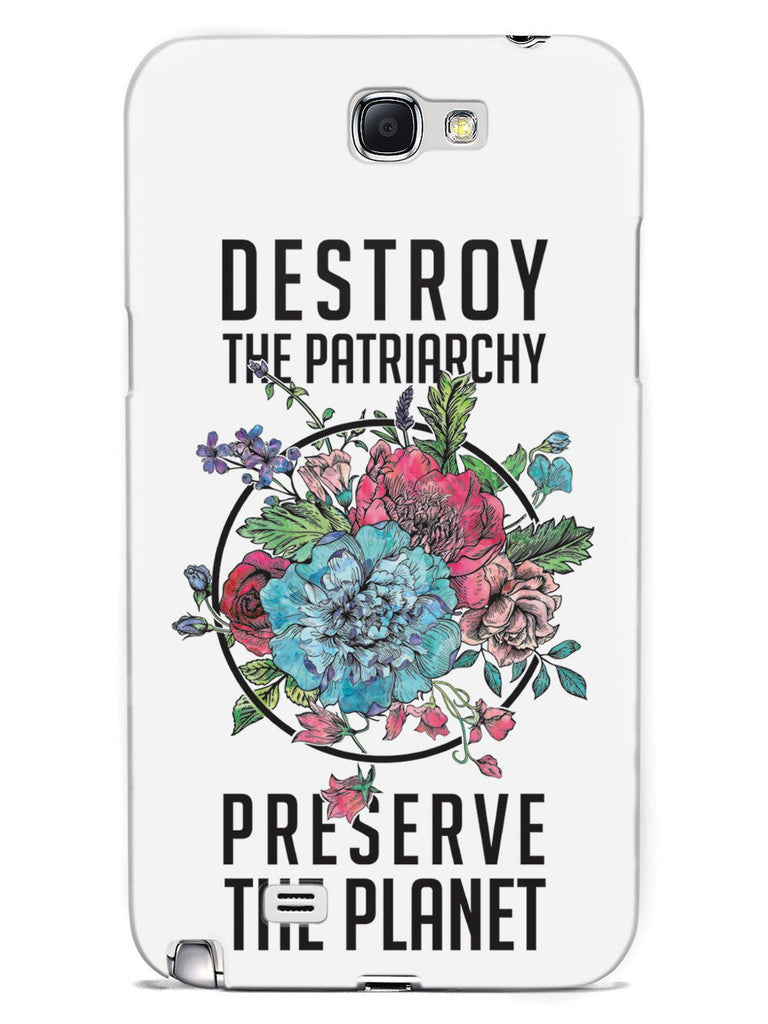 Destroy the Patriarchy Preserve the Planet - White Case - pipercleo.com