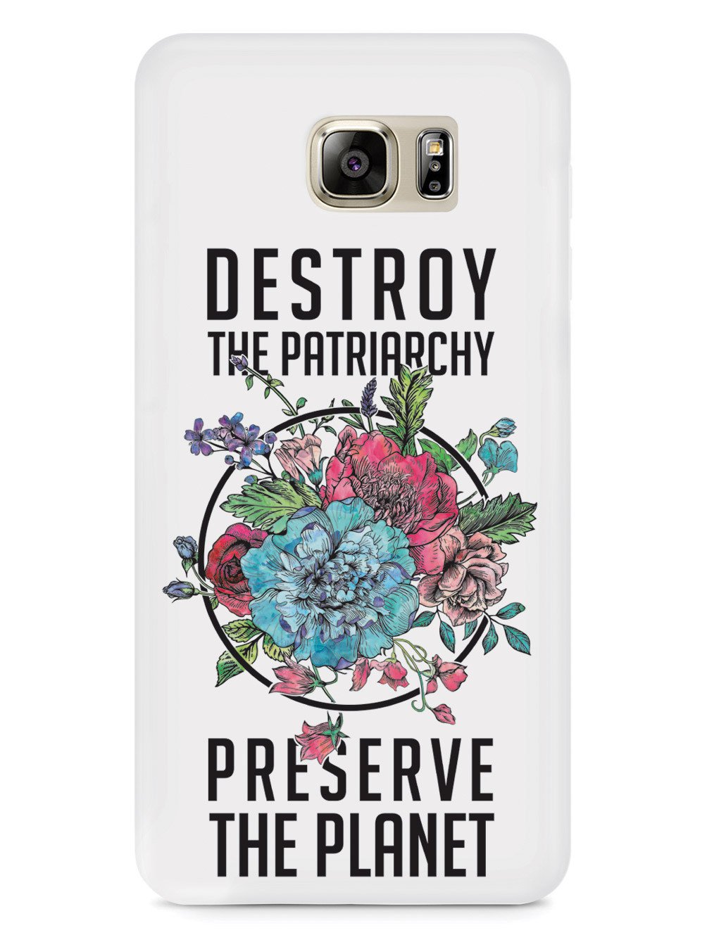 Destroy the Patriarchy Preserve the Planet - White Case - pipercleo.com