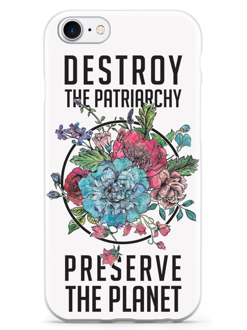 Destroy the Patriarchy Preserve the Planet - White Case - pipercleo.com