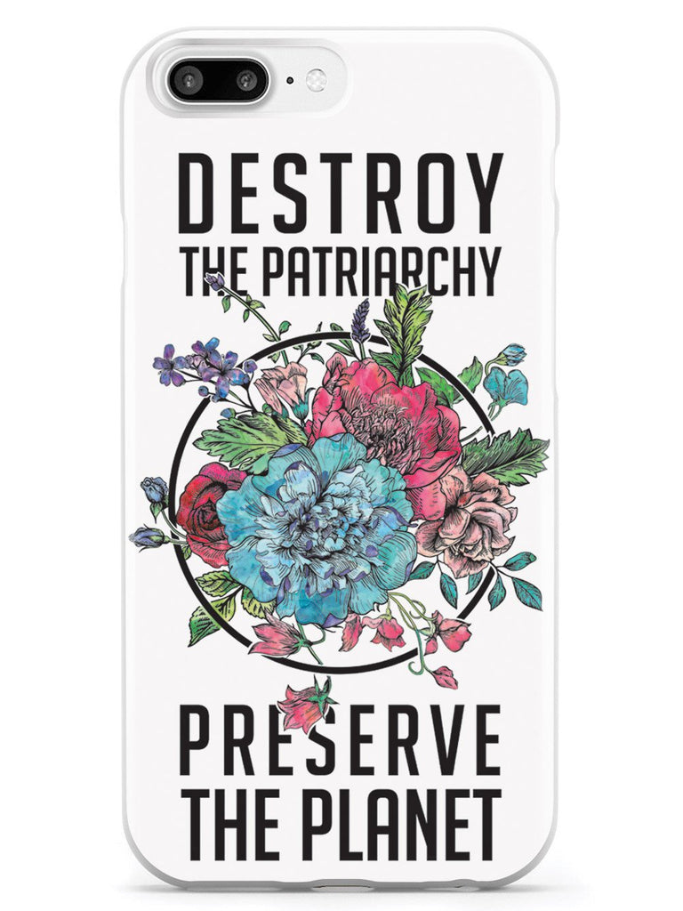 Destroy the Patriarchy Preserve the Planet - White Case - pipercleo.com