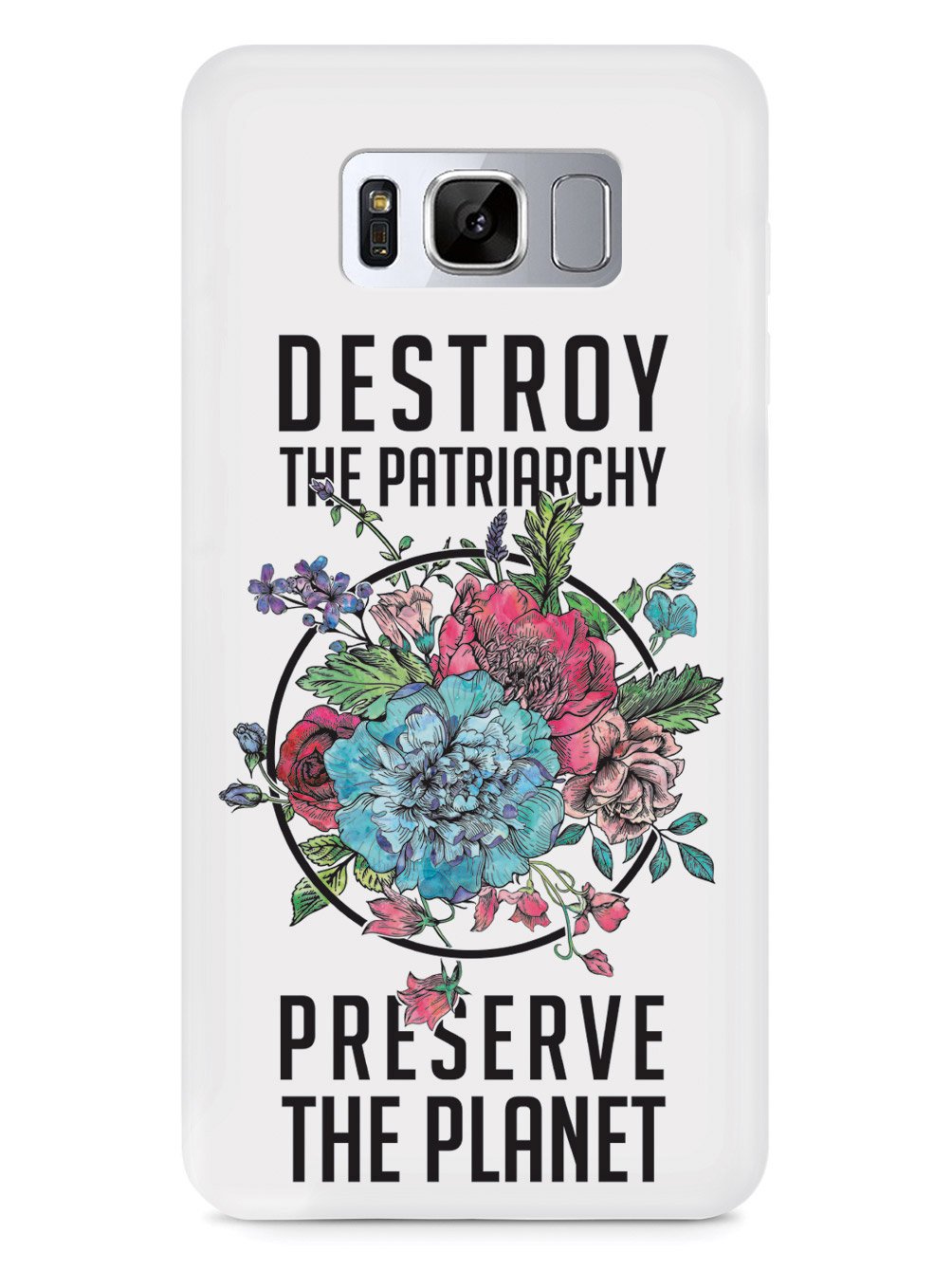 Destroy the Patriarchy Preserve the Planet - White Case - pipercleo.com