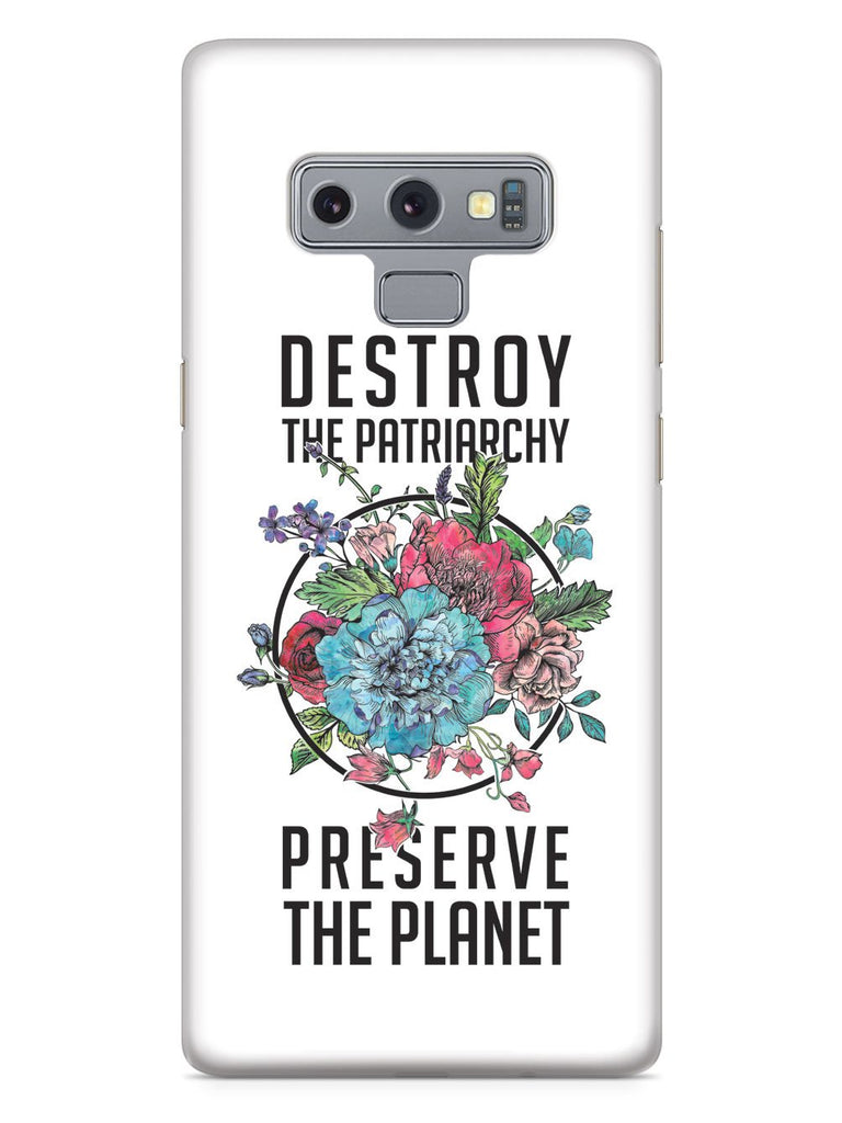 Destroy the Patriarchy Preserve the Planet - White Case - pipercleo.com
