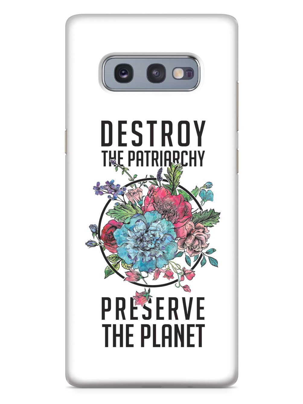 Destroy the Patriarchy Preserve the Planet - White Case - pipercleo.com