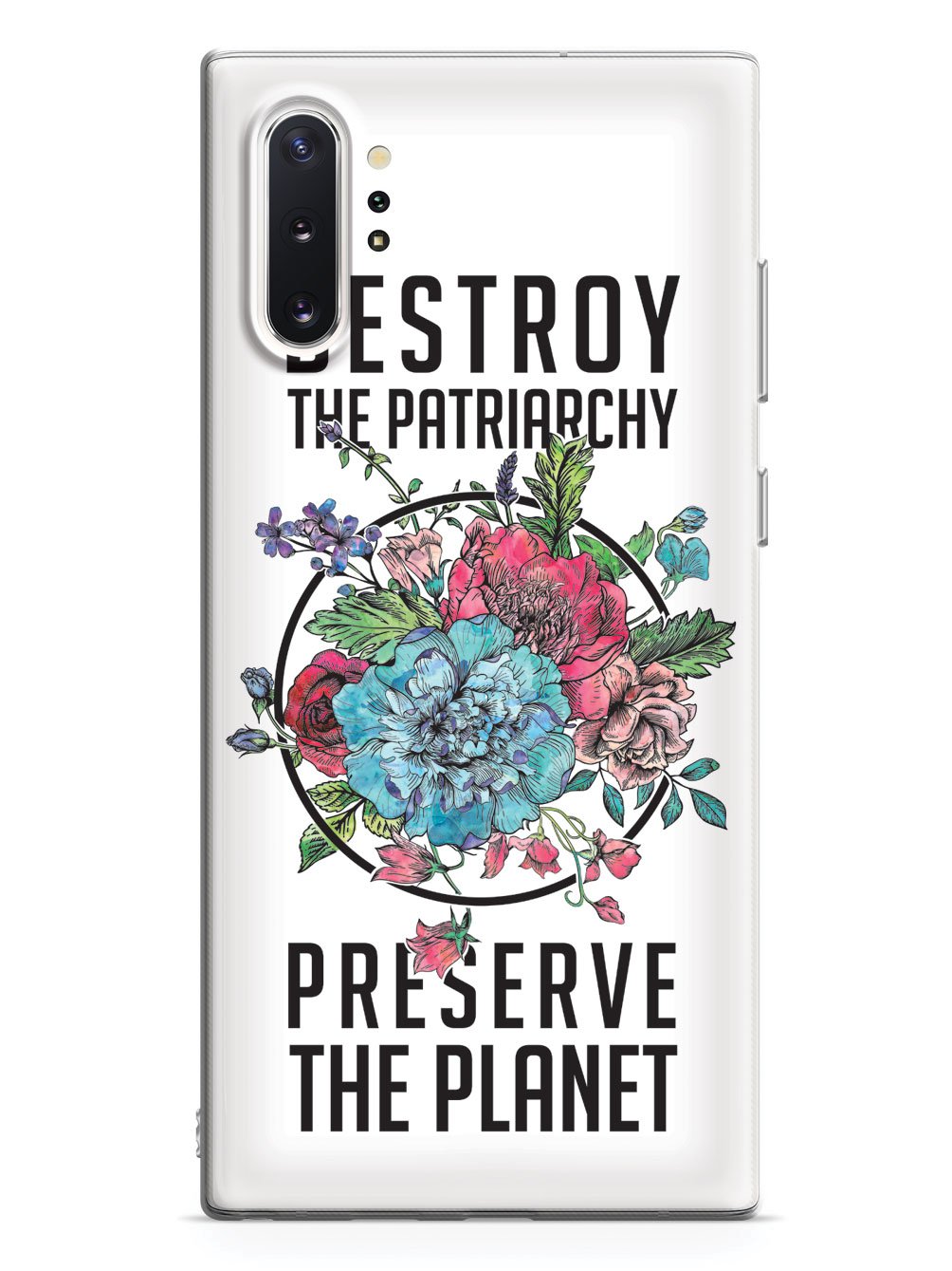 Destroy the Patriarchy Preserve the Planet - White Case - pipercleo.com