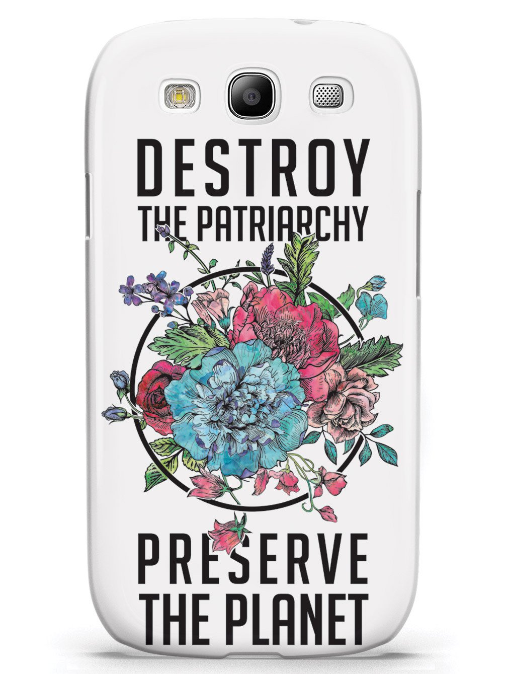 Destroy the Patriarchy Preserve the Planet - White Case - pipercleo.com