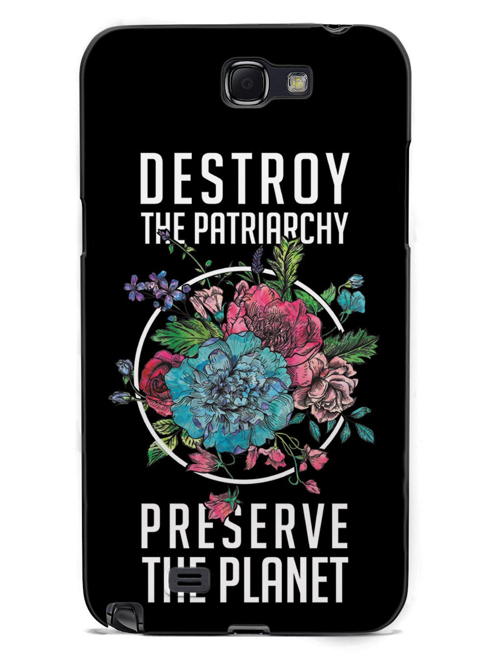 Destroy the Patriarchy Preserve the Planet - Black Case - pipercleo.com