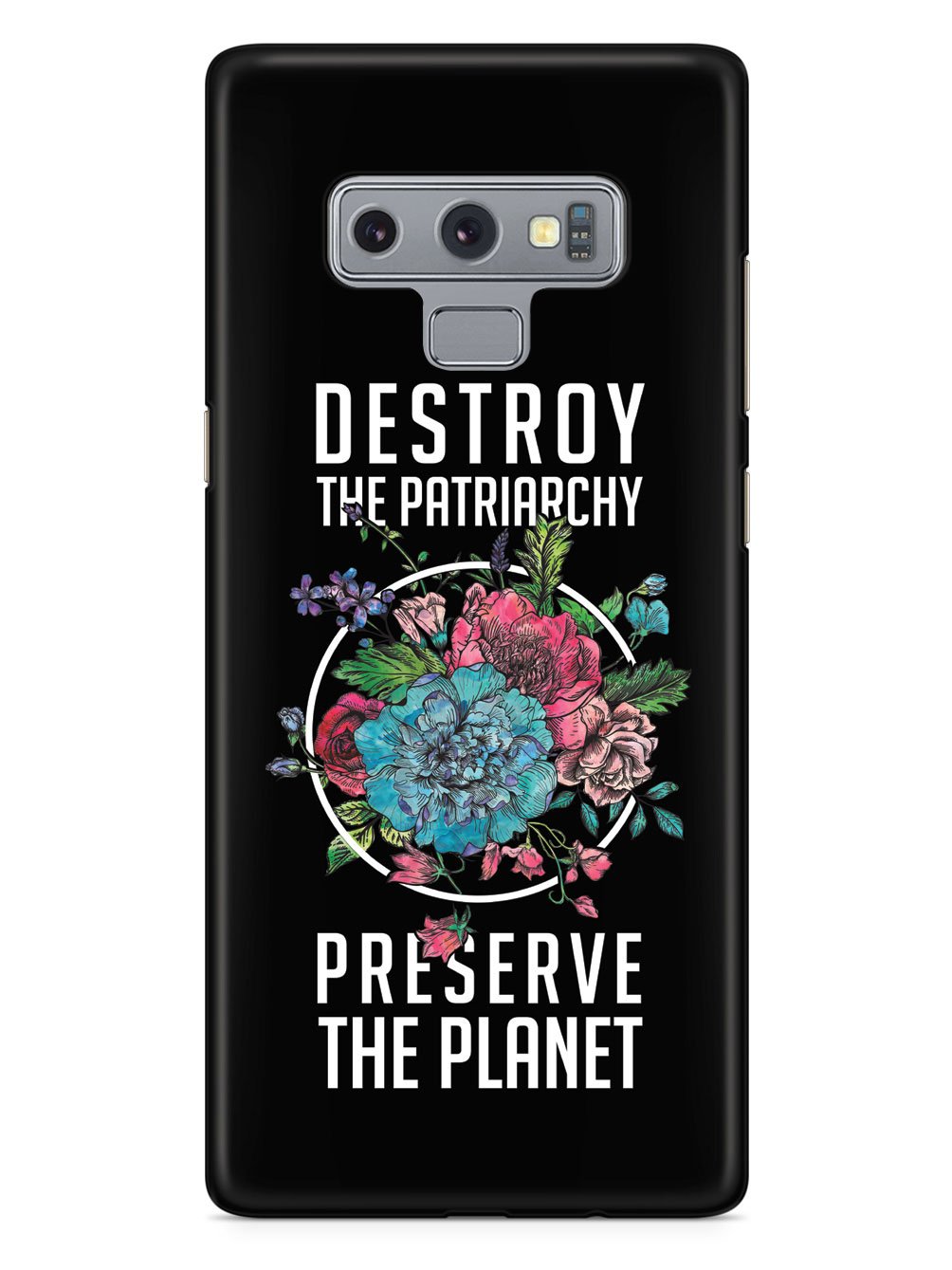 Destroy the Patriarchy Preserve the Planet - Black Case - pipercleo.com