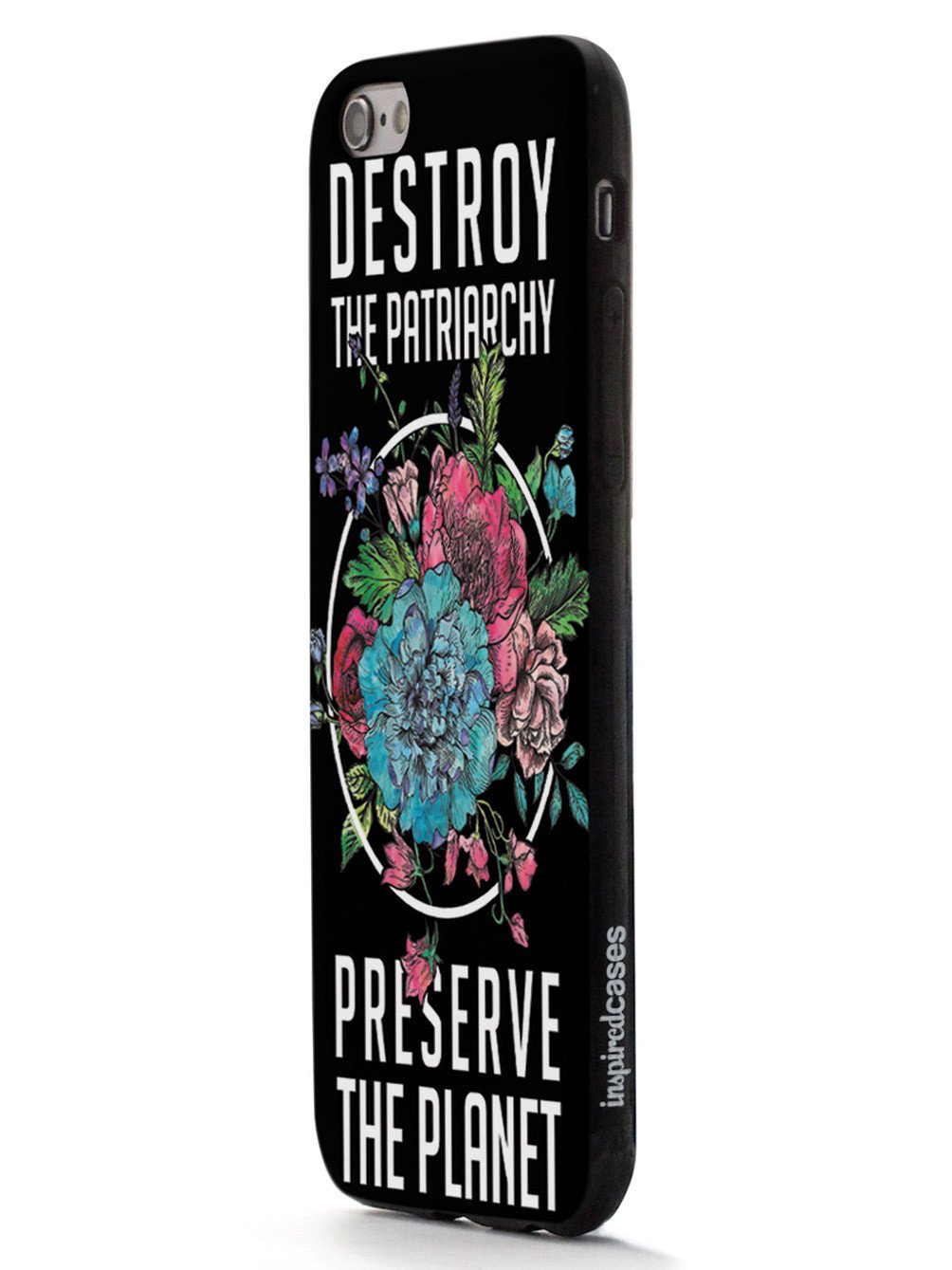 Destroy the Patriarchy Preserve the Planet - Black Case - pipercleo.com