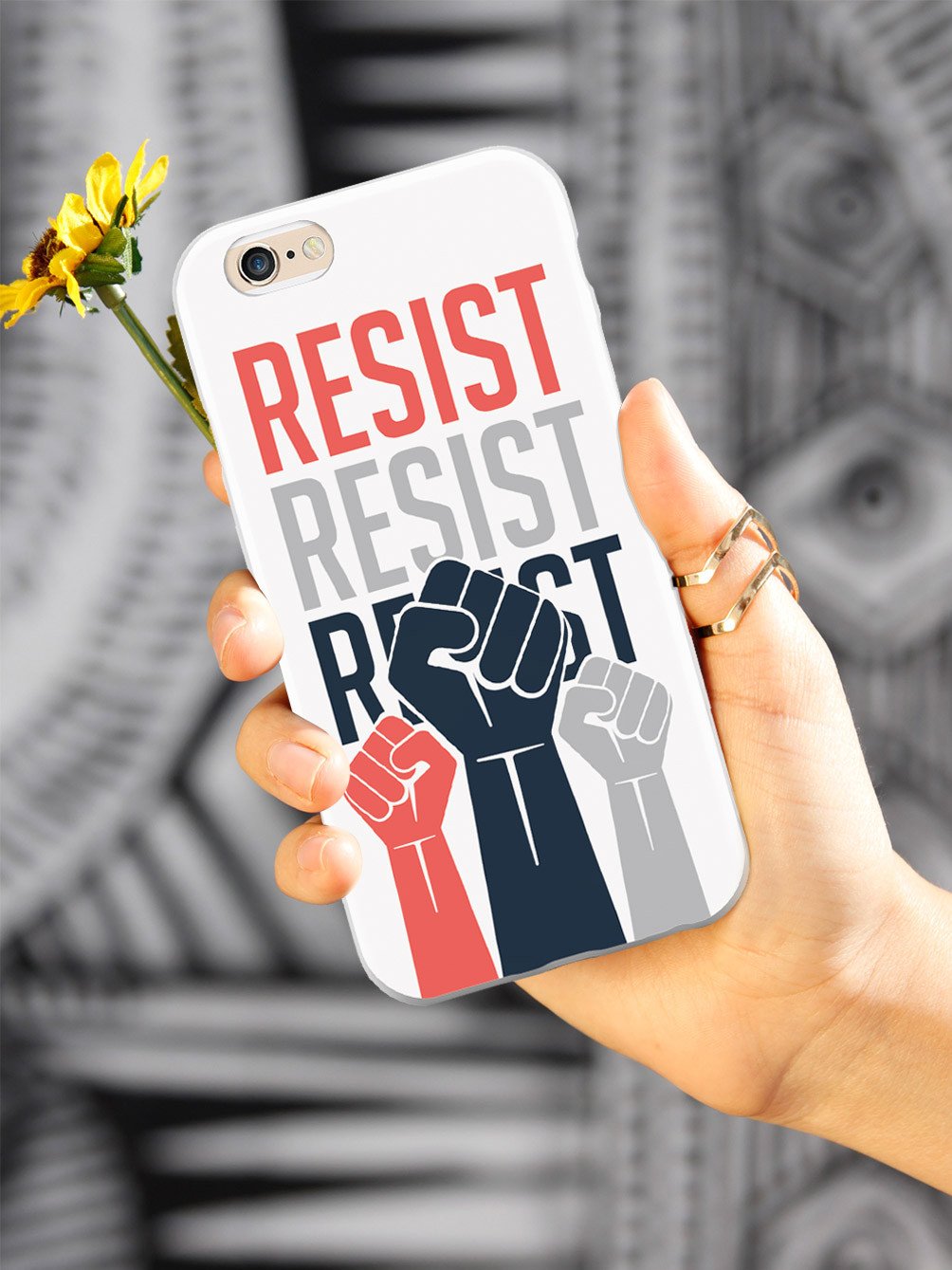 RESIST - White Case - pipercleo.com