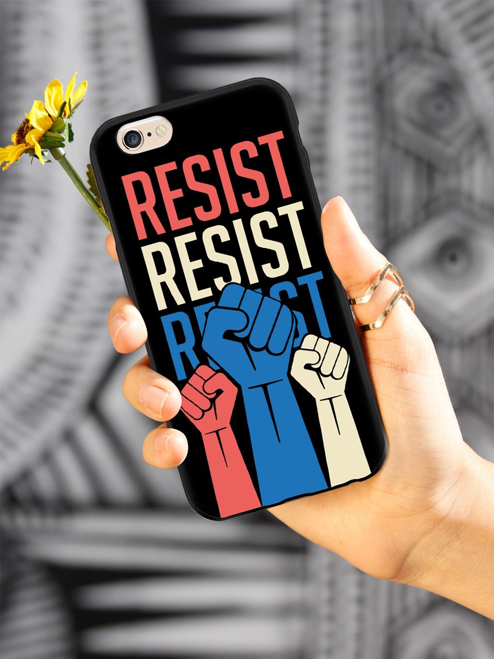 RESIST - Black Case - pipercleo.com