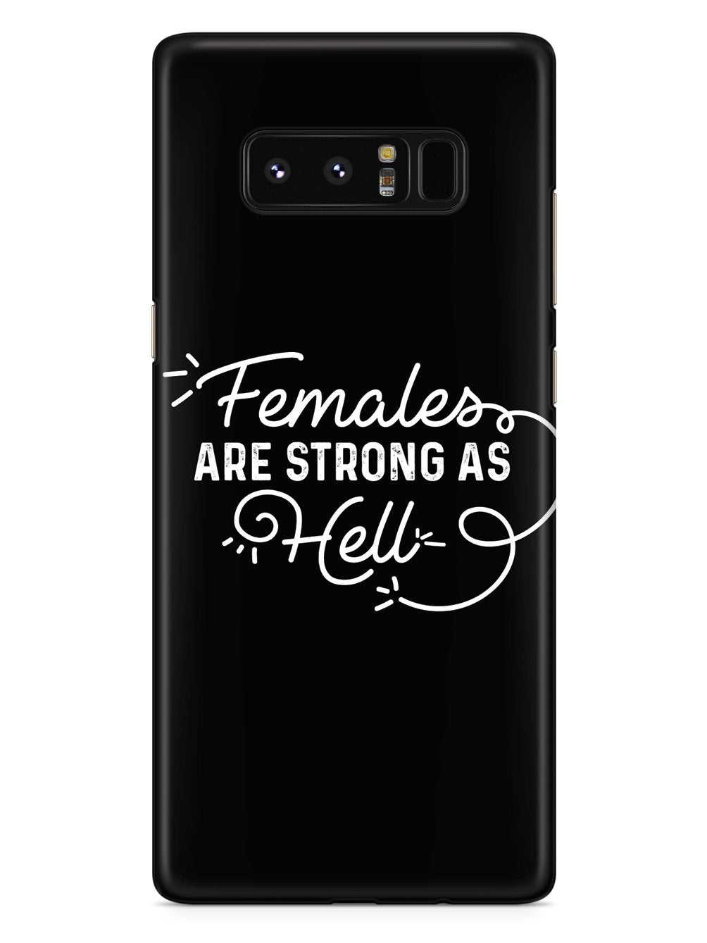 Females Are Strong As Hell - Black Case - pipercleo.com