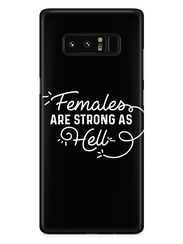 Females Are Strong As Hell - Black Case - pipercleo.com