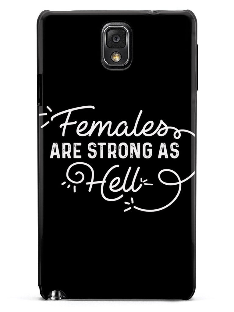 Females Are Strong As Hell - Black Case - pipercleo.com