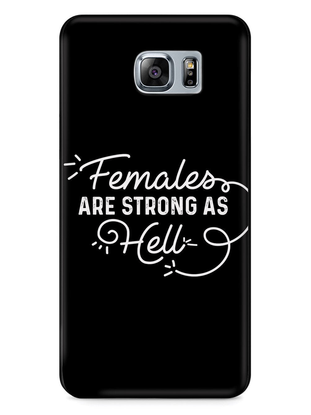 Females Are Strong As Hell - Black Case - pipercleo.com