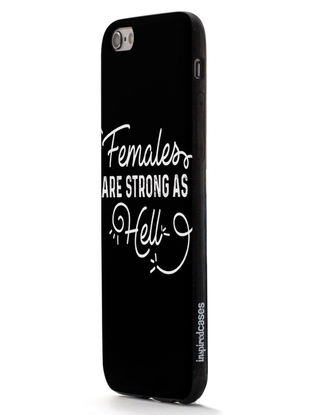 Females Are Strong As Hell - Black Case - pipercleo.com