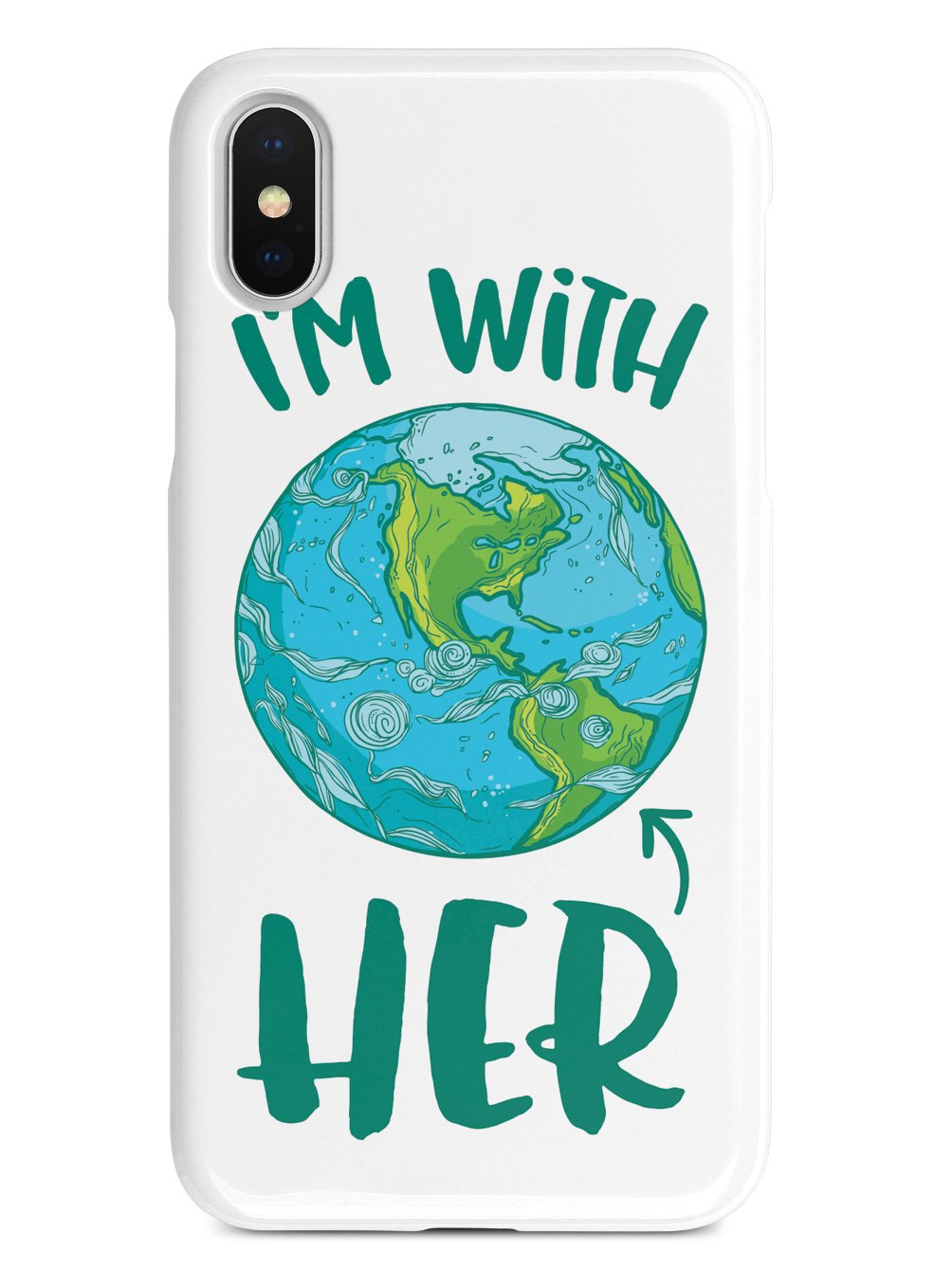 I'm with HER - March For Science Earth Supporter Case - pipercleo.com