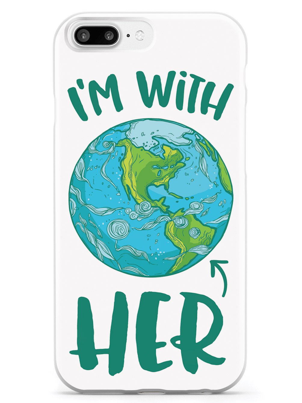 I'm with HER - March For Science Earth Supporter Case - pipercleo.com