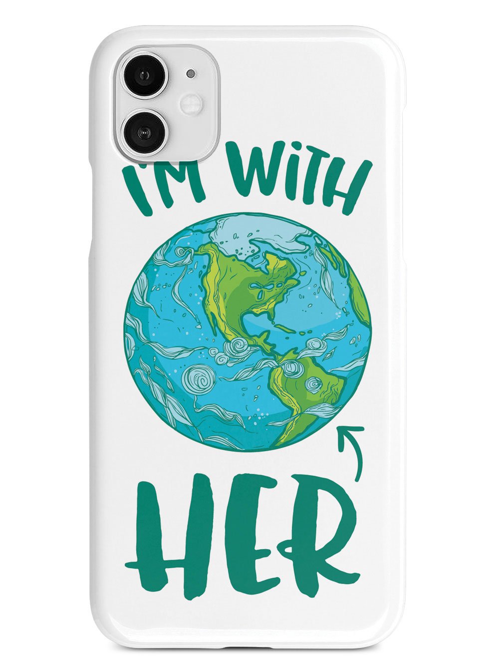 I'm with HER - March For Science Earth Supporter Case - pipercleo.com