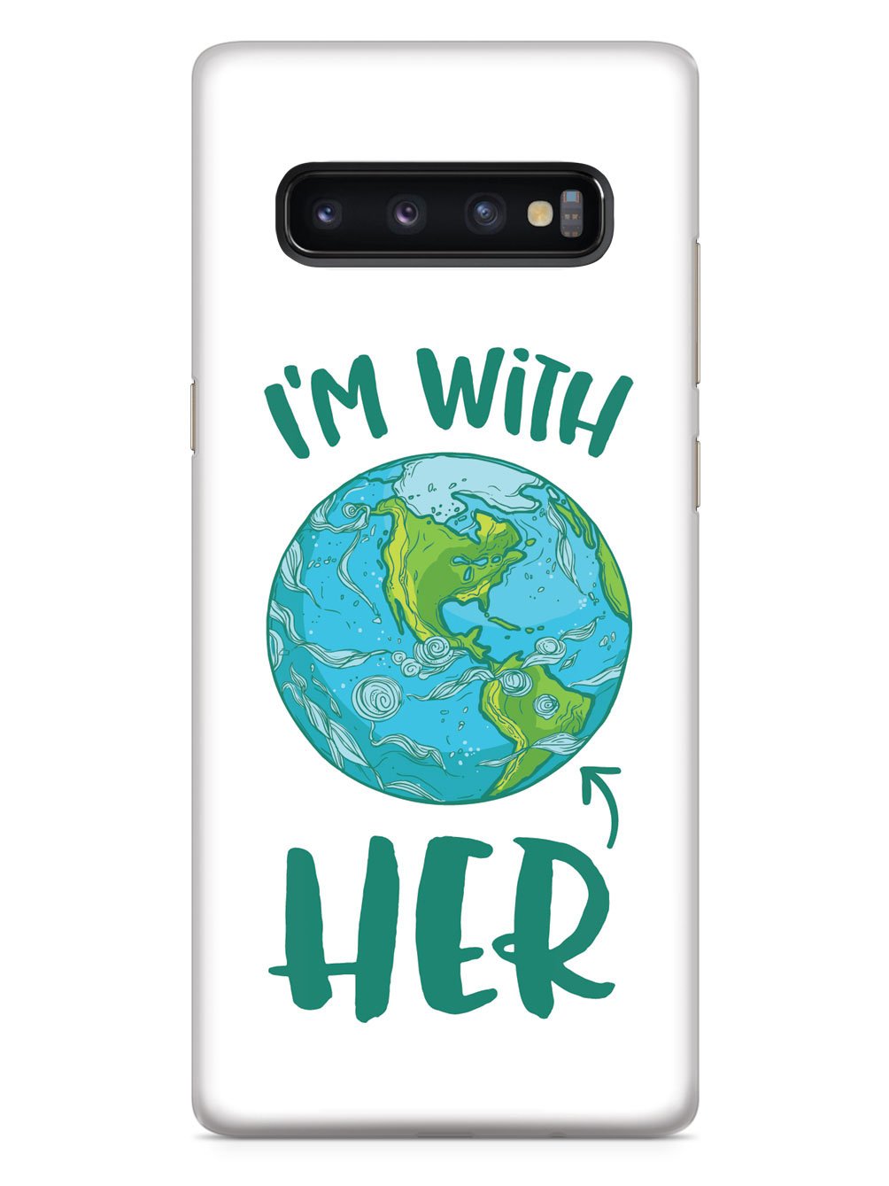 I'm with HER - March For Science Earth Supporter Case - pipercleo.com