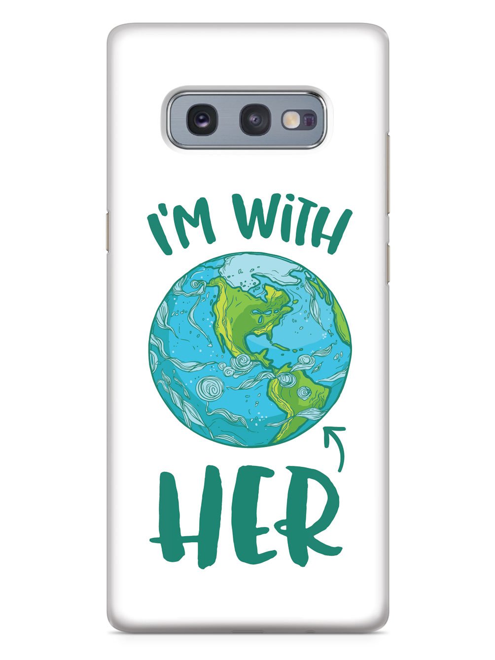 I'm with HER - March For Science Earth Supporter Case - pipercleo.com