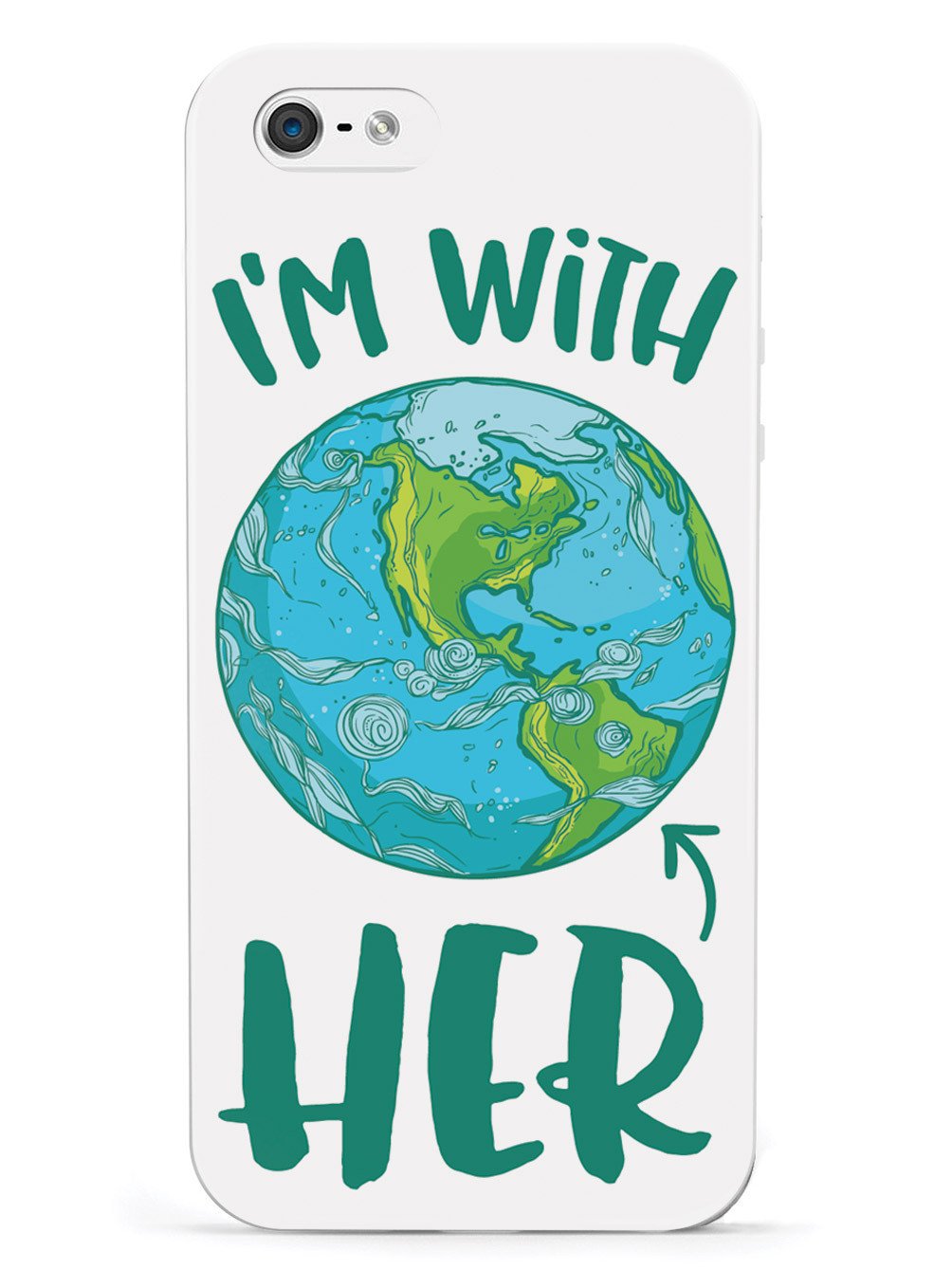 I'm with HER - March For Science Earth Supporter Case - pipercleo.com