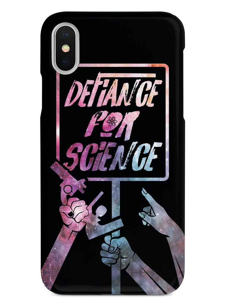 Defiance For Science - Space Background Case - pipercleo.com