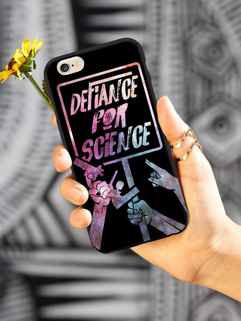 Defiance For Science - Space Background Case - pipercleo.com