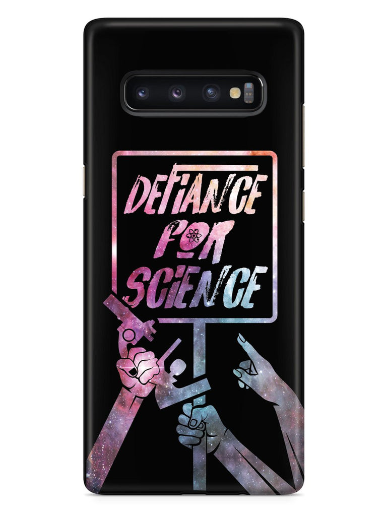 Defiance For Science - Space Background Case - pipercleo.com