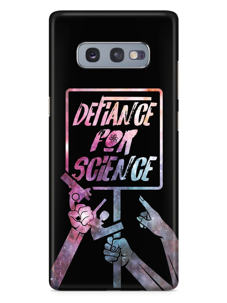 Defiance For Science - Space Background Case - pipercleo.com