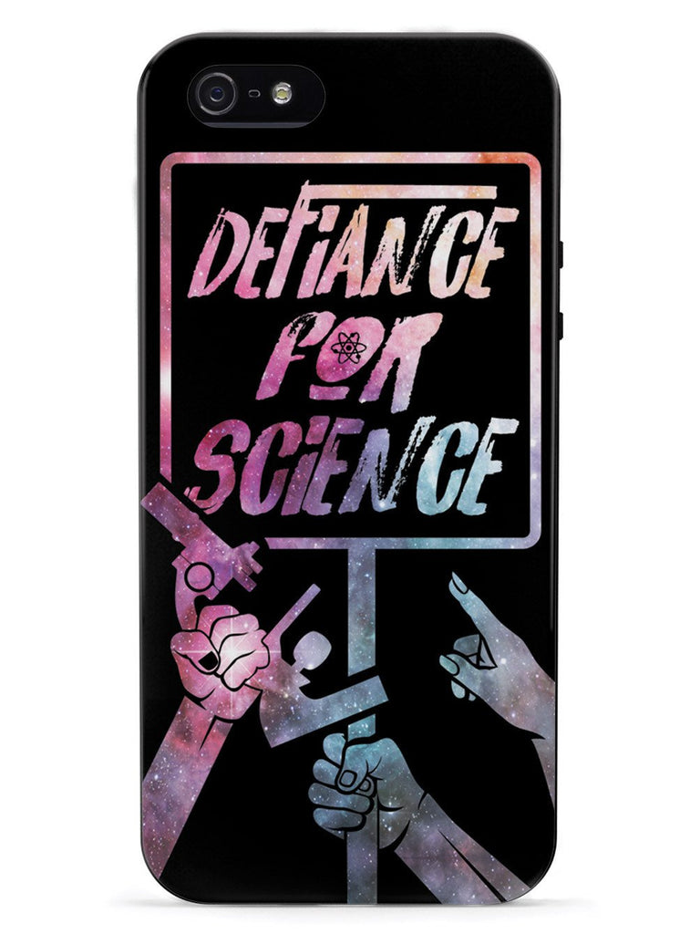 Defiance For Science - Space Background Case - pipercleo.com