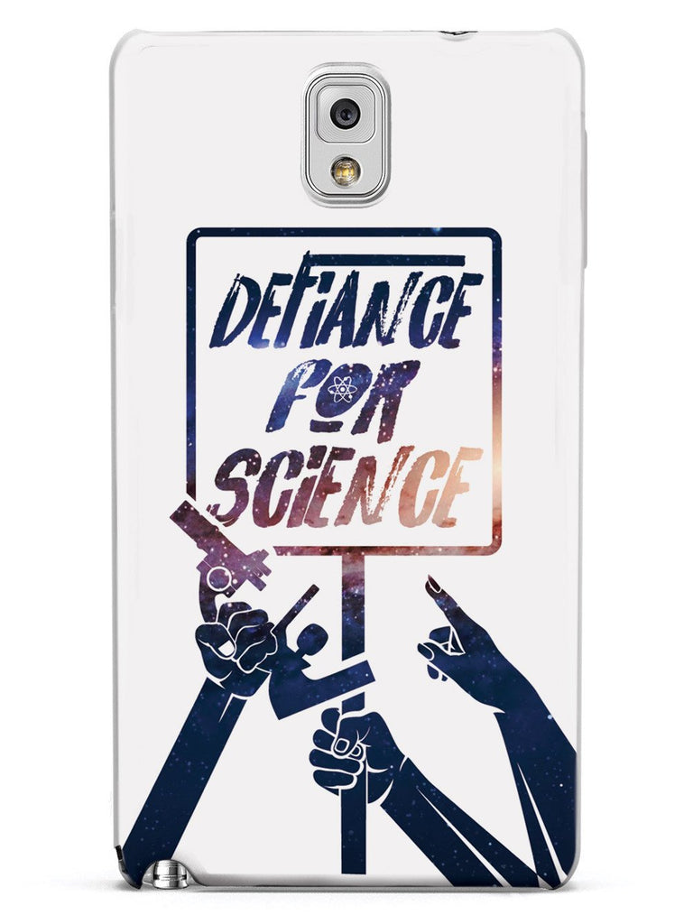 Defiance For Science - Space Background - White Case - pipercleo.com