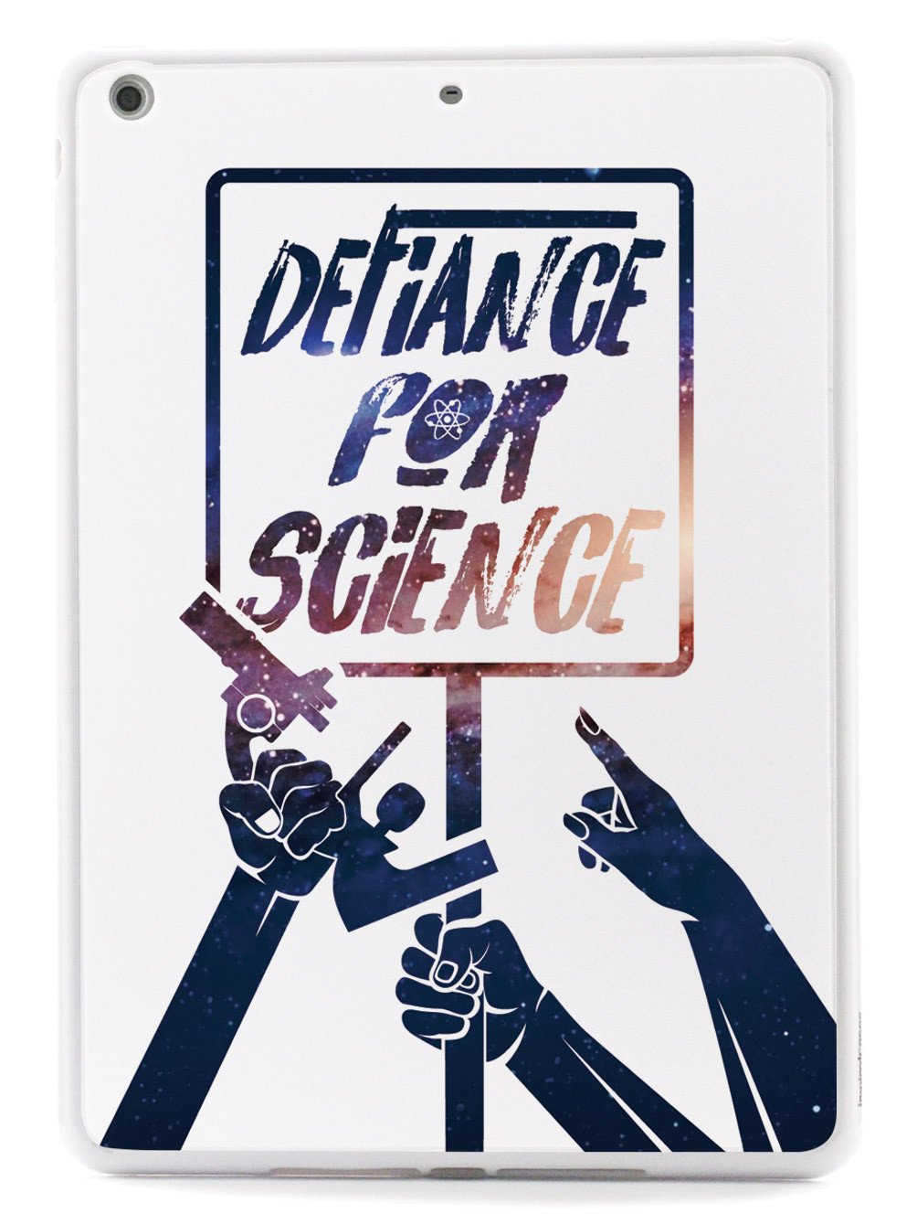 Defiance For Science - Space Background - White Case - pipercleo.com