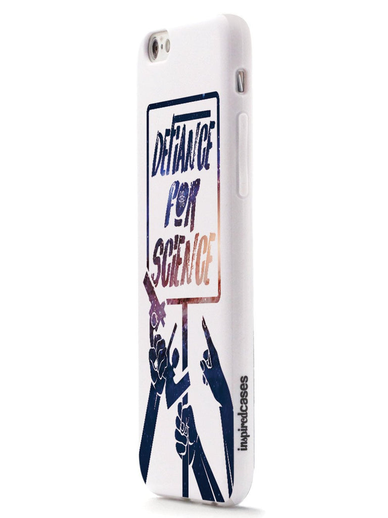 Defiance For Science - Space Background - White Case - pipercleo.com
