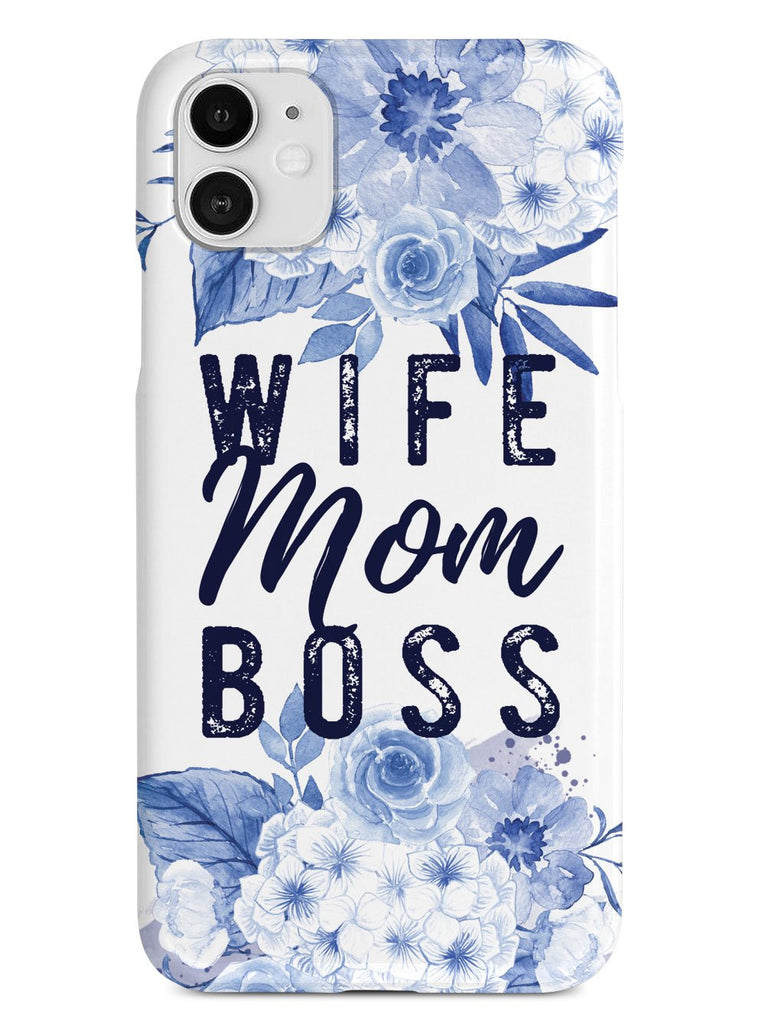 Wife, Mom, Boss - White Case - pipercleo.com