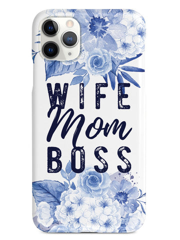 Wife, Mom, Boss - White Case - pipercleo.com