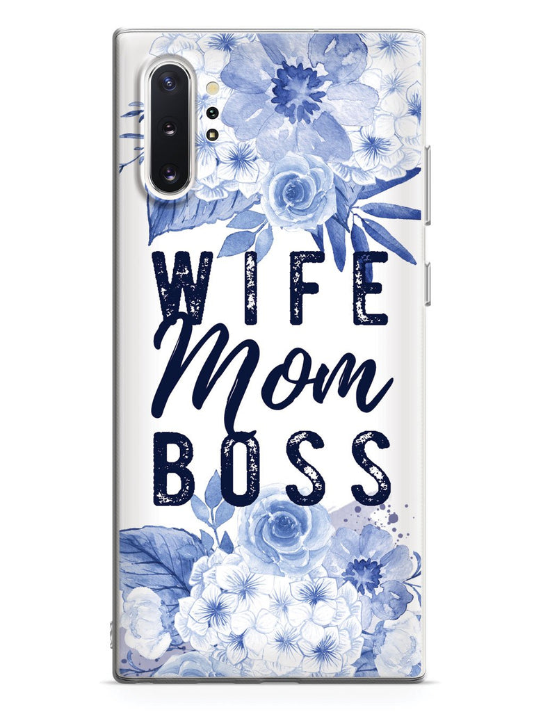 Wife, Mom, Boss - White Case - pipercleo.com