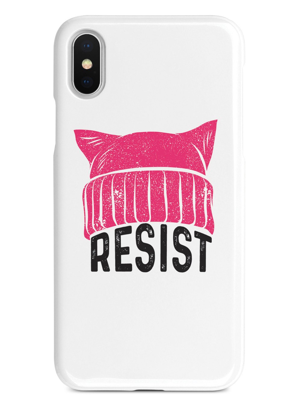 RESIST - Pussy Hat - White Case - pipercleo.com