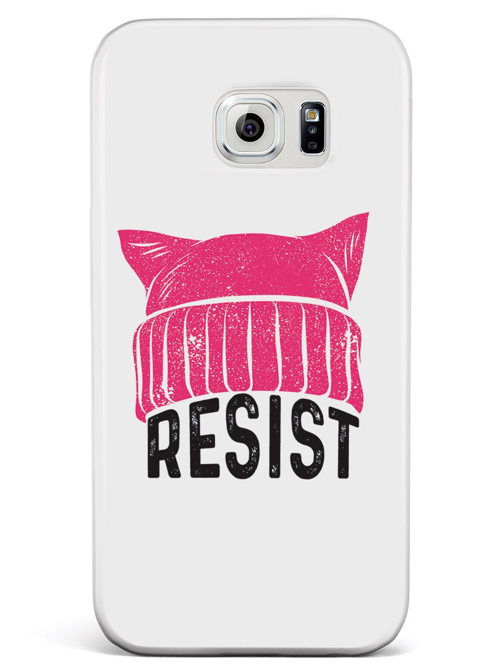 RESIST - Pussy Hat - White Case - pipercleo.com